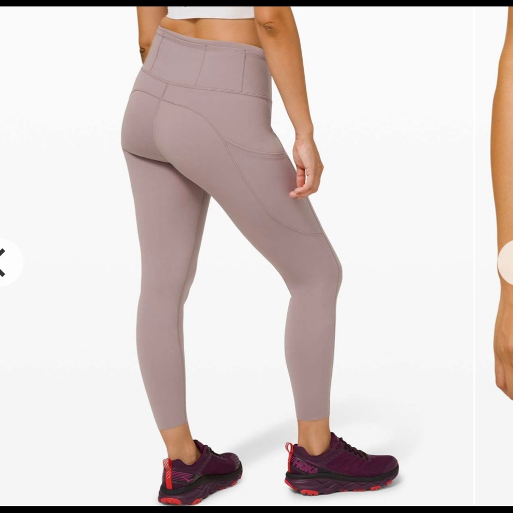 Lululemon Fast and Free tight. 28” non-reflective brushed nulux.